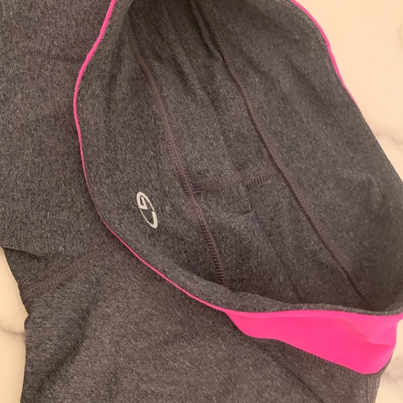 Champion Grey and Pink Reversible Spandex Shorts - Picture 3 of 8